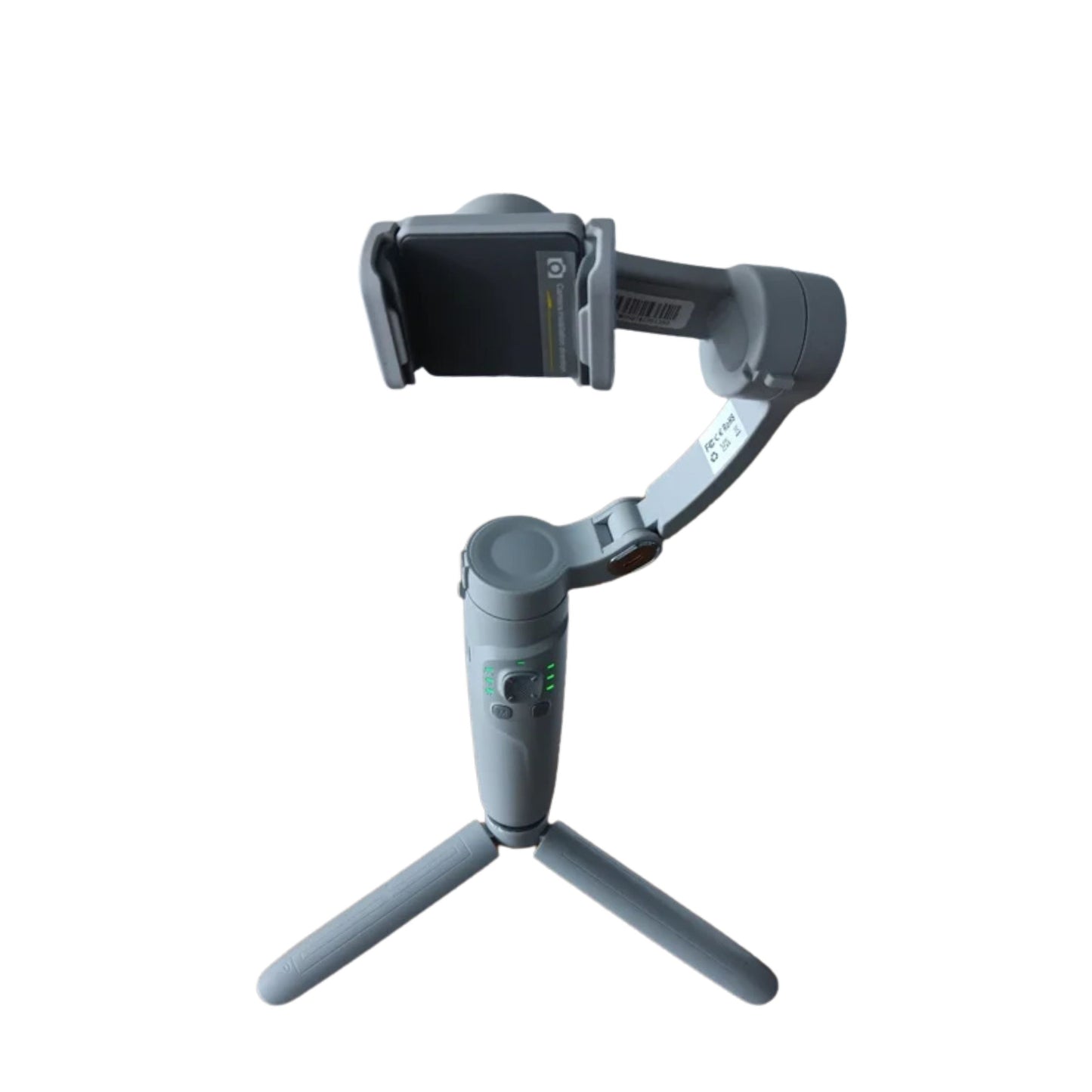 Gimbal estabilizador para móvil 3 ejes en color gris para grabaciones de vídeos estables y profesionales.