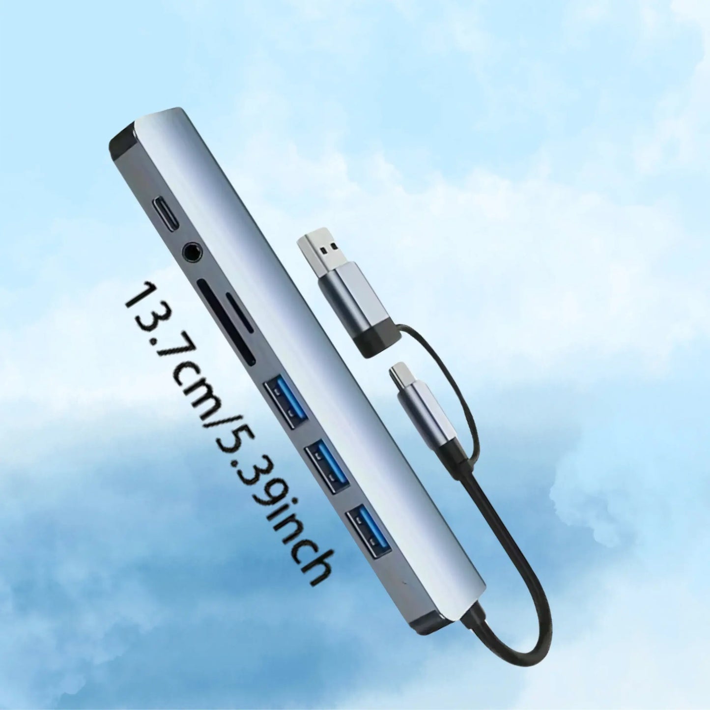 hub usb c
 Adaptador Multipuerto, carga rápida
